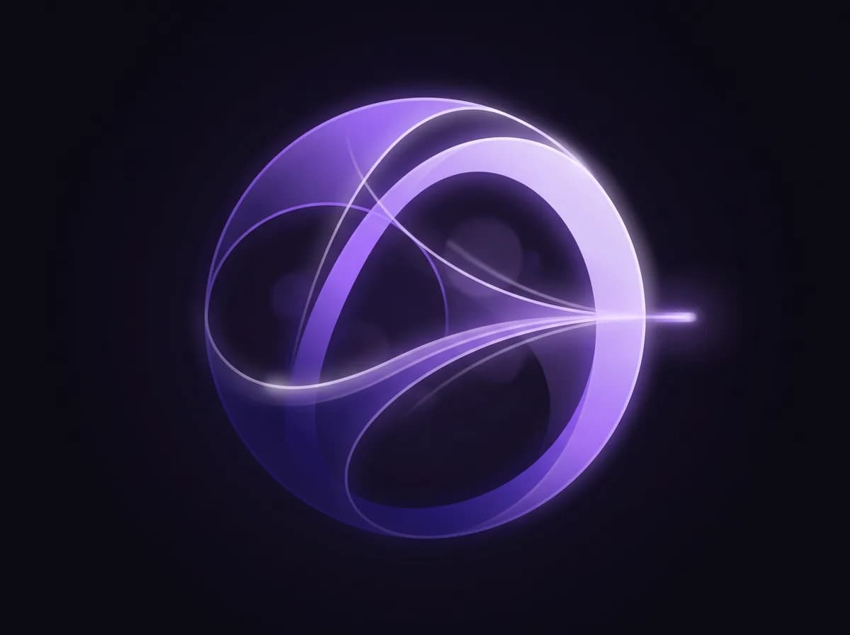 Abstract illustration: a luminous form on the point of dimming, held open by a single steady pulse arriving at a calm interval.